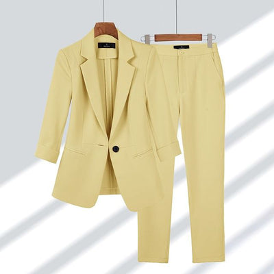 Viktoriya Two-Piece Blazer and Pant Set