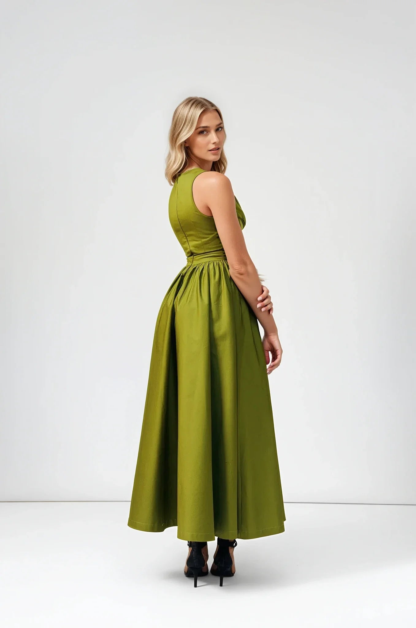 Byarina  Green Maxi Dress