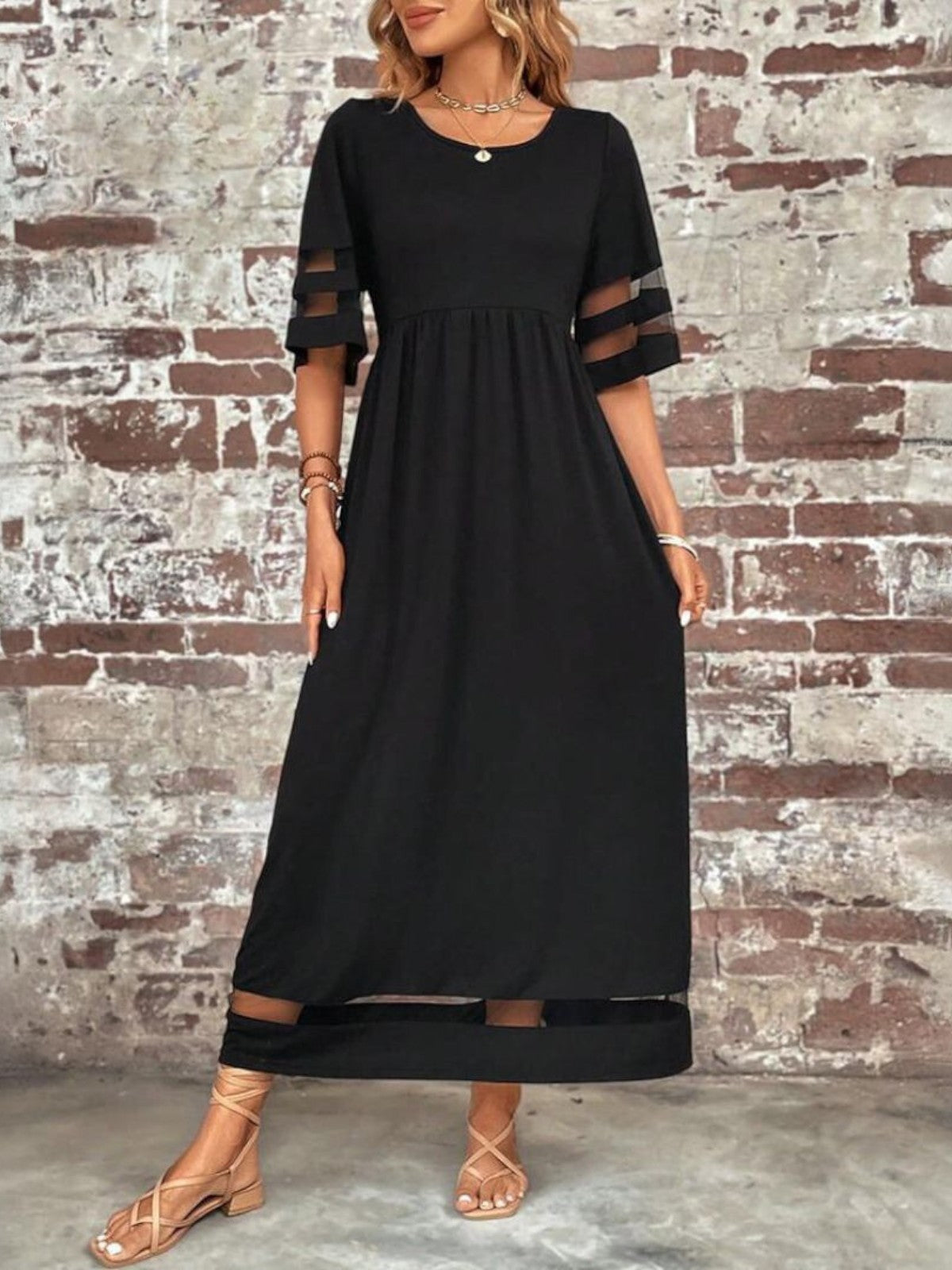 Byarina - Chic Tummy Flattering Coverage Dress
