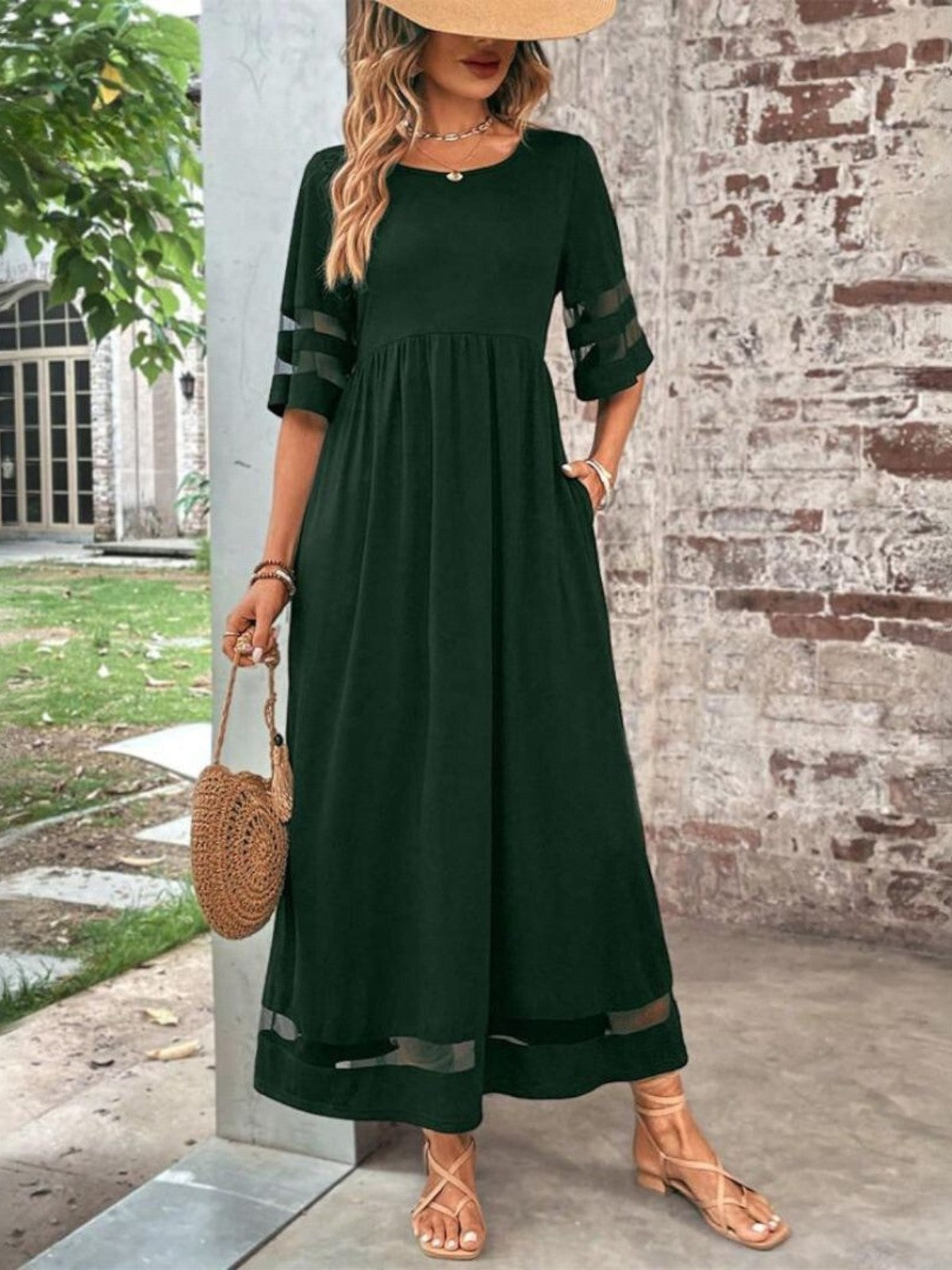 Byarina - Chic Tummy Flattering Coverage Dress