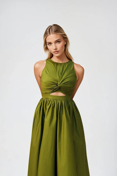 Byarina  Green Maxi Dress