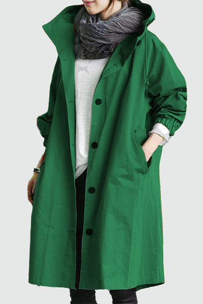 Leanne Water-Resistant Oversized Hooded Jacket