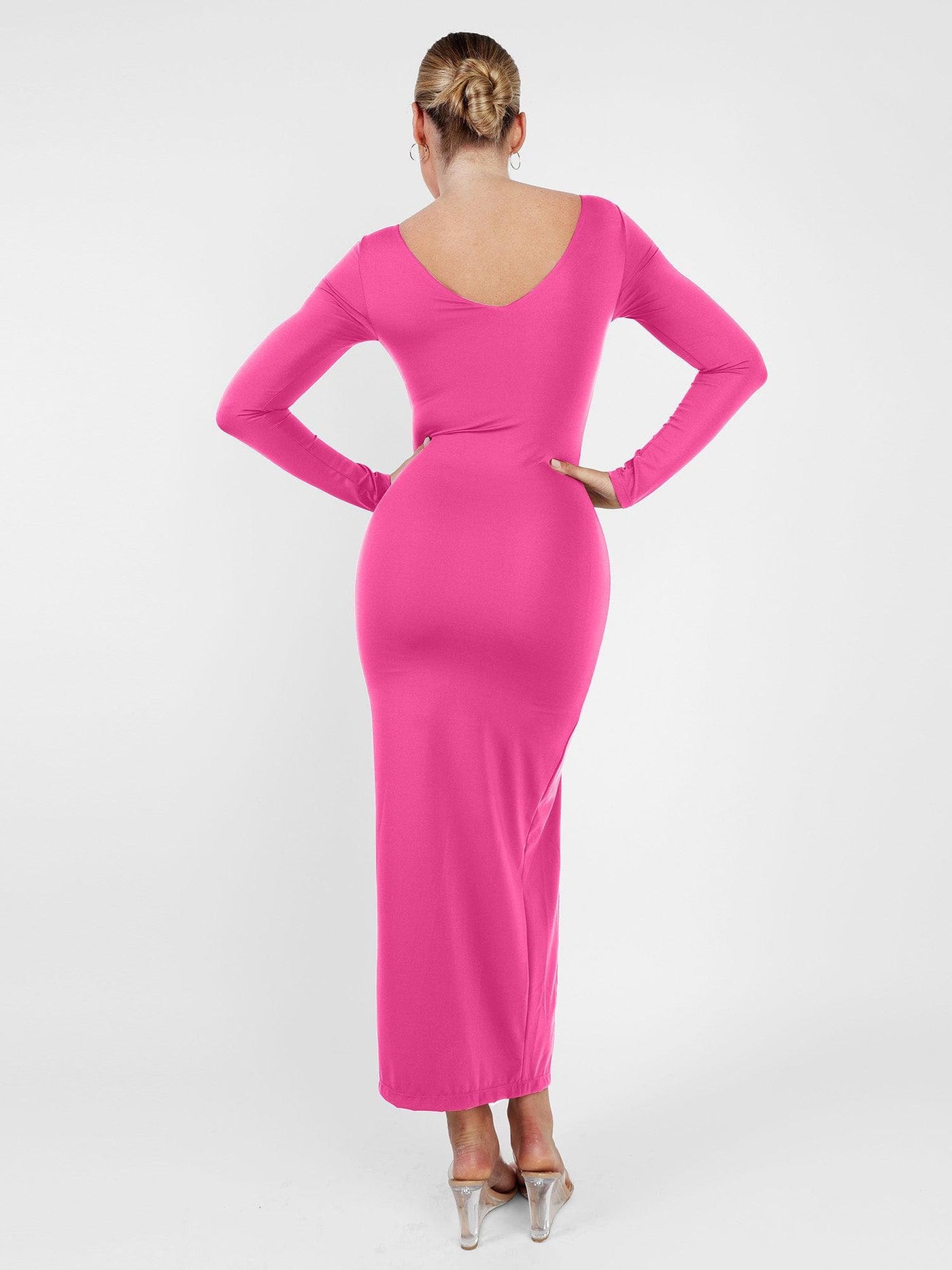 The Shapewear Dresses Long Sleeve Split